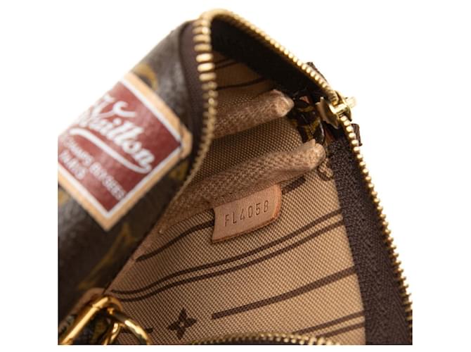 Louis Vuitton Monogram Patch Mini Pochette Accessoires Marrone - vista 6