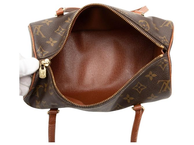 Borsa Louis Vuitton Monogram Papillon 26 Marrone - vista 4