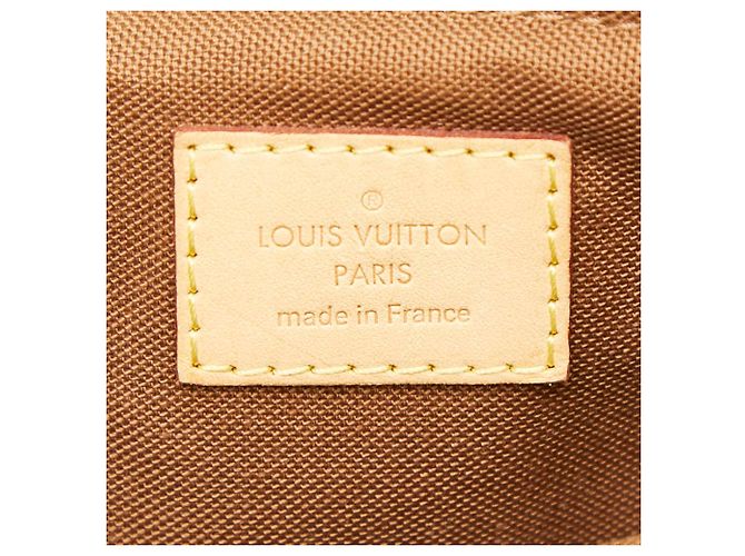 Borsa Louis Vuitton Monogram Palermo PM Marrone - vista 10