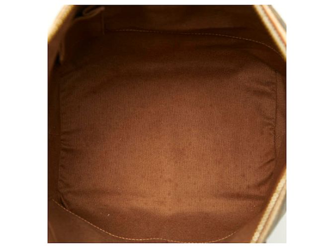 Borsa Louis Vuitton Monogram Palermo PM Marrone - vista 8