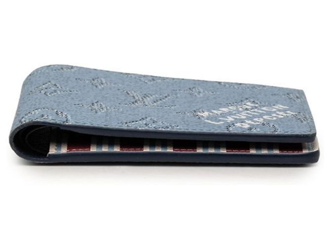 Louis Vuitton Monogram Heritage Bi-fold Wallet Blue - view 3