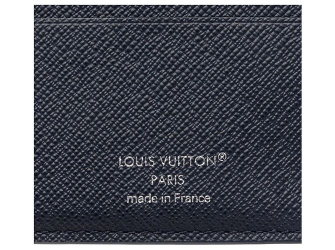 Louis Vuitton Monogram Heritage Bi-fold Wallet Blue - view 5
