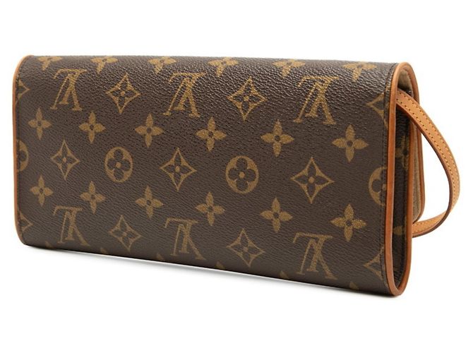 Pochette Twin GM Monogram Louis Vuitton Borsa a tracolla Crossbody Marrone - vista 2