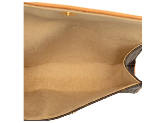 Borsa a tracolla Monogram Pochette Florentine Louis Vuitton Marrone - vista 4