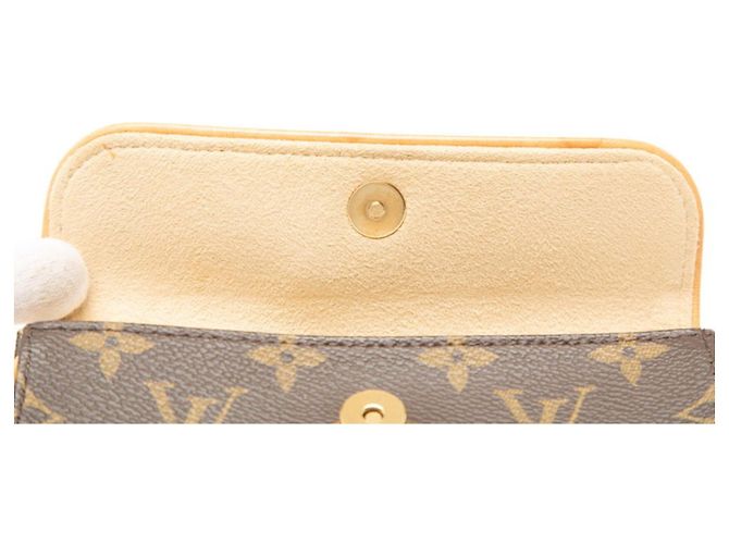 Borsa a tracolla Monogram Pochette Florentine Louis Vuitton Marrone - vista 5