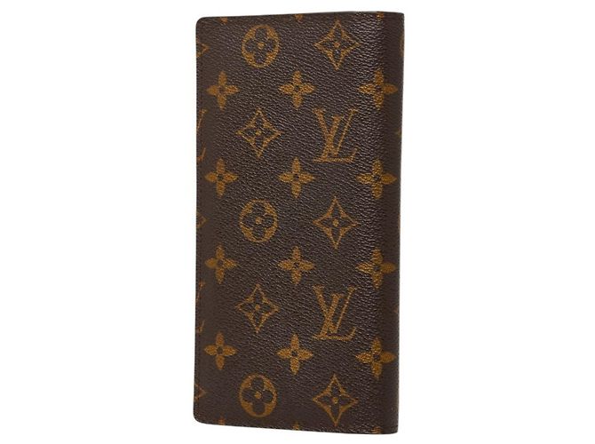 Louis Vuitton Monogram Brazza Bi-Fold Long Wallet Braun - Ansicht 2