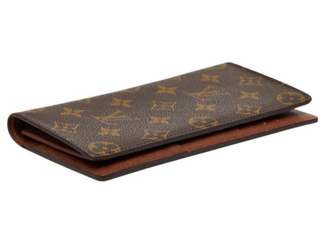 Louis Vuitton Monogram Brazza Bi-Fold Long Wallet Braun - Ansicht 4