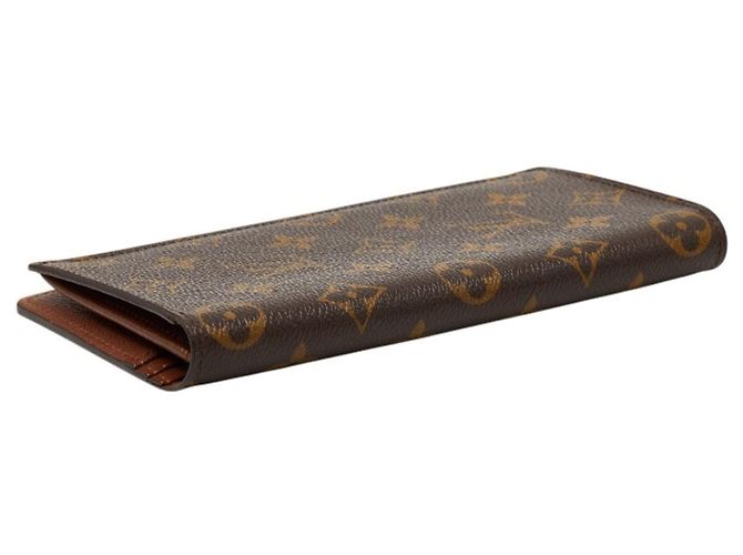 Louis Vuitton Monogram Brazza Bi-Fold Long Wallet Braun - Ansicht 5