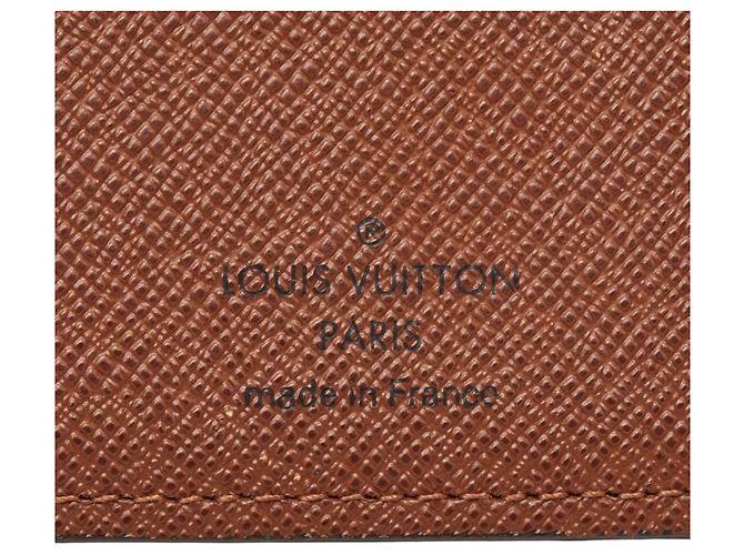 Louis Vuitton Monogram Brazza Bi-Fold Long Wallet Braun - Ansicht 6