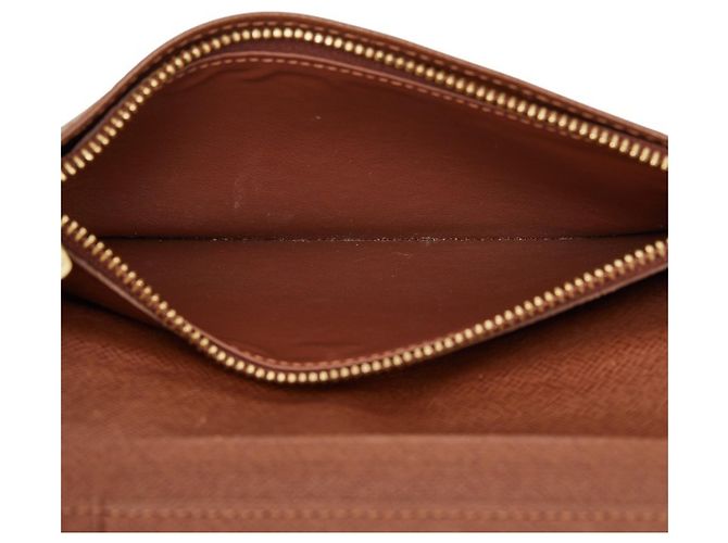 Louis Vuitton Monogram Brazza Bi-Fold Long Wallet Braun - Ansicht 7