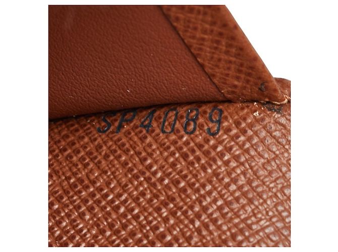 Louis Vuitton Monogram Brazza Bi-Fold Long Wallet Braun - Ansicht 8