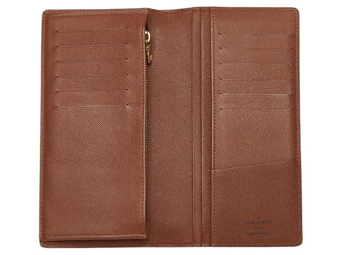 Louis Vuitton Monogram Brazza Bi-Fold Long Wallet Braun - Ansicht 9