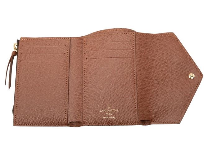 Cartera Victorine plegable monogram Louis Vuitton Castaño - vista 4