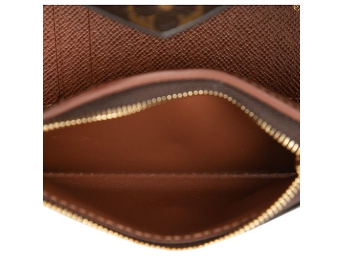 Cartera Victorine plegable monogram Louis Vuitton Castaño - vista 5