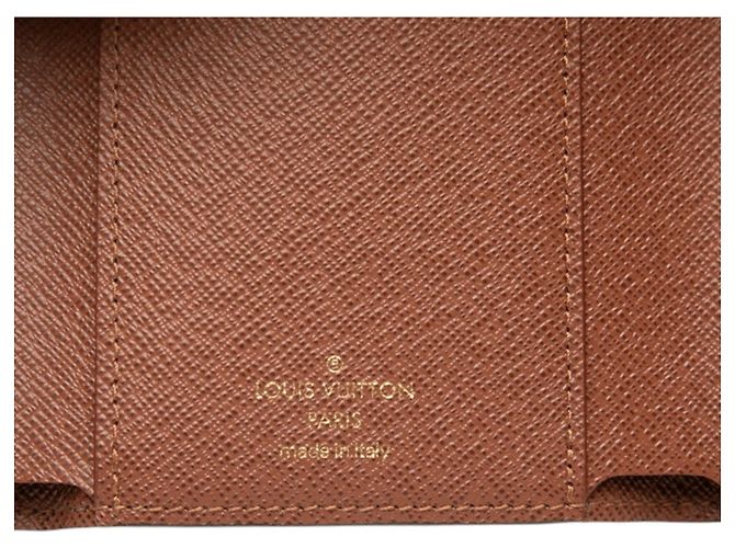 Cartera Victorine plegable monogram Louis Vuitton Castaño - vista 6