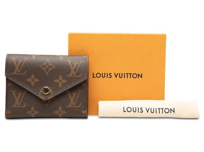 Cartera Victorine plegable monogram Louis Vuitton Castaño - vista 7