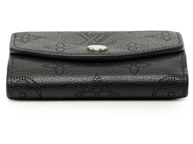 Louis Vuitton Monogram Mahina Portefeuille Iris XS Carteira Dobrável Preto - vista 3