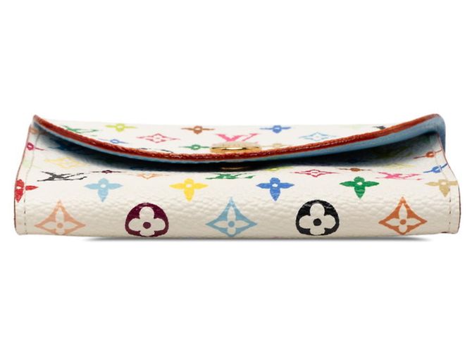 Louis Vuitton Monogram Multicolor Visitenkartenetui Weiß Blau - Ansicht 3