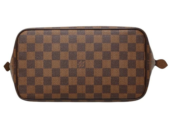 Borsa Tote Louis Vuitton Damier Saleya PM Marrone - vista 3