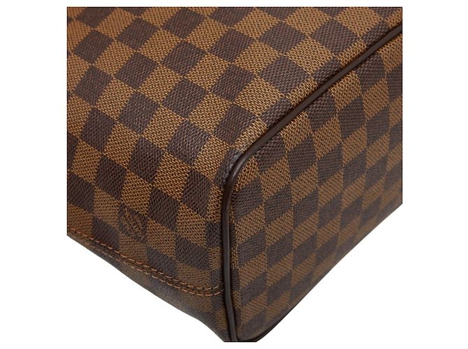Borsa Tote Louis Vuitton Damier Saleya PM Marrone - vista 4