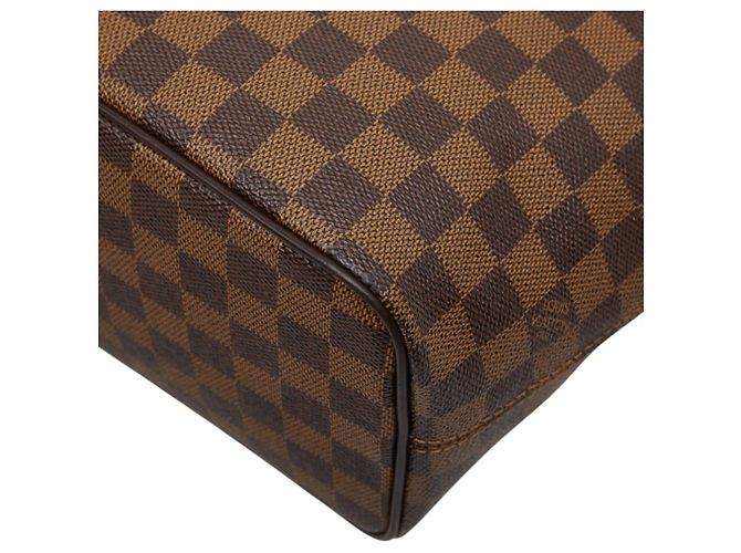 Borsa Tote Louis Vuitton Damier Saleya PM Marrone - vista 7