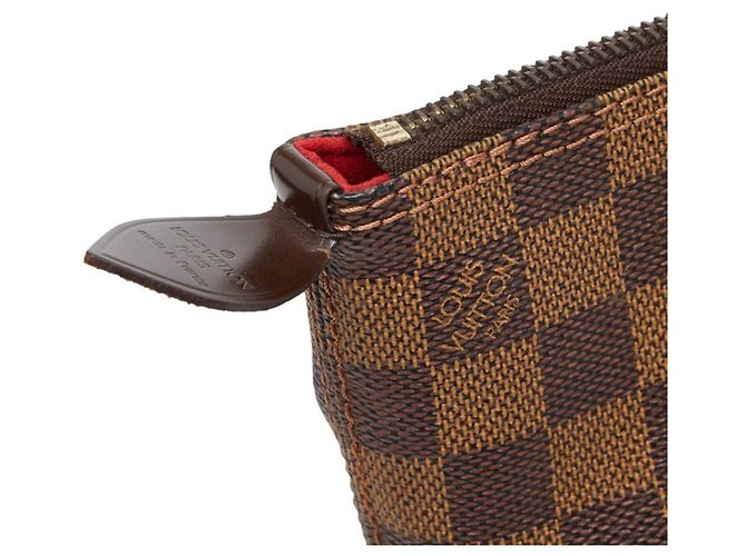 Borsa Tote Louis Vuitton Damier Saleya PM Marrone - vista 8