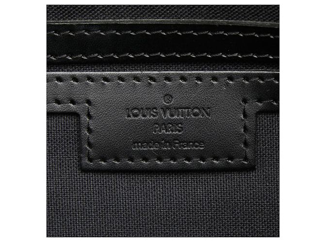 Borsa a tracolla Louis Vuitton Damier Graphite Tadao Nero - vista 11