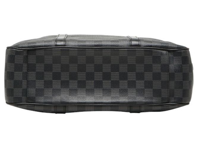 Borsa a tracolla Louis Vuitton Damier Graphite Tadao Nero - vista 3