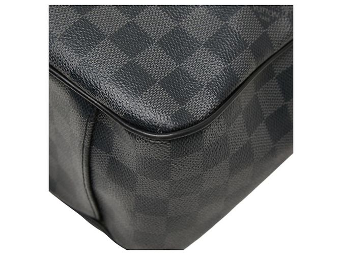 Borsa a tracolla Louis Vuitton Damier Graphite Tadao Nero - vista 4