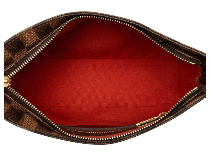 Borsa a tracolla Louis Vuitton Damier Trotteur Marrone - vista 4
