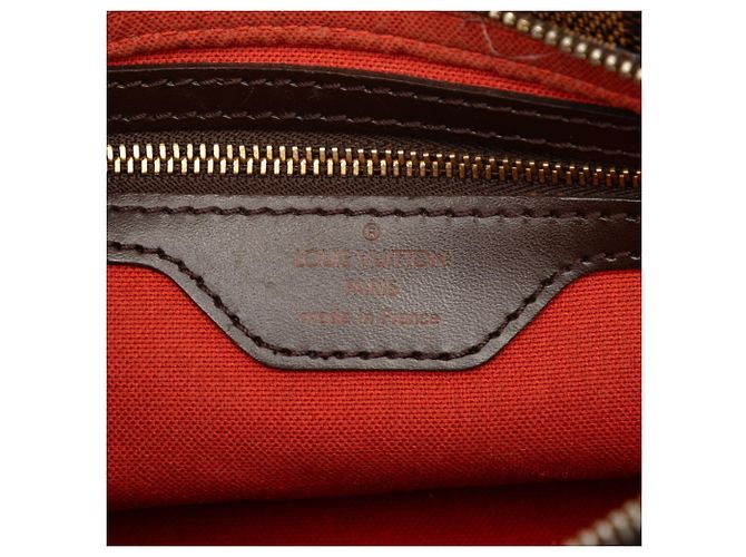 Borsa a tracolla Louis Vuitton Damier Trotteur Marrone - vista 5
