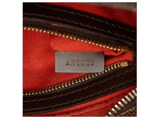 Borsa a tracolla Louis Vuitton Damier Trotteur Marrone - vista 6