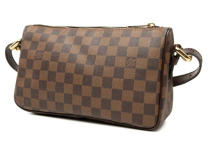 Borsa a tracolla Louis Vuitton Damier Ravello GM Marrone - vista 2
