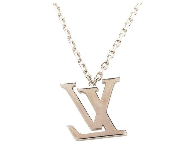 Collana con pendente a catena LV Colors Louis Vuitton Argento Bianco Giallo - vista 2