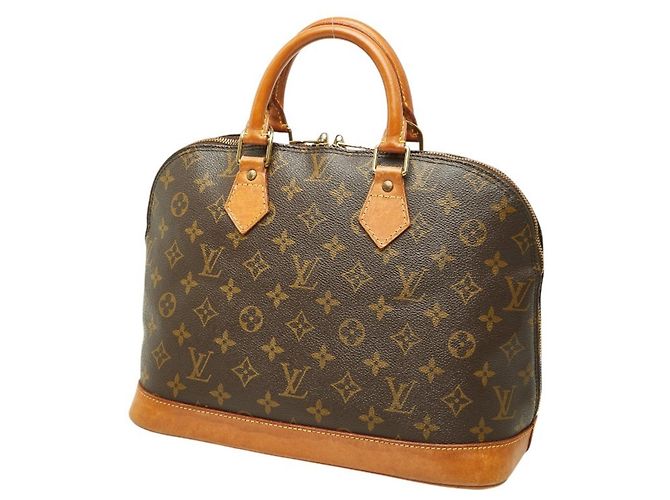 Borsa Louis Vuitton Monogram Alma PM Marrone - vista 2