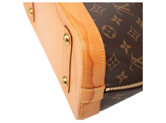 Bolsa Louis Vuitton Monogram Alma PM Marrom - vista 4