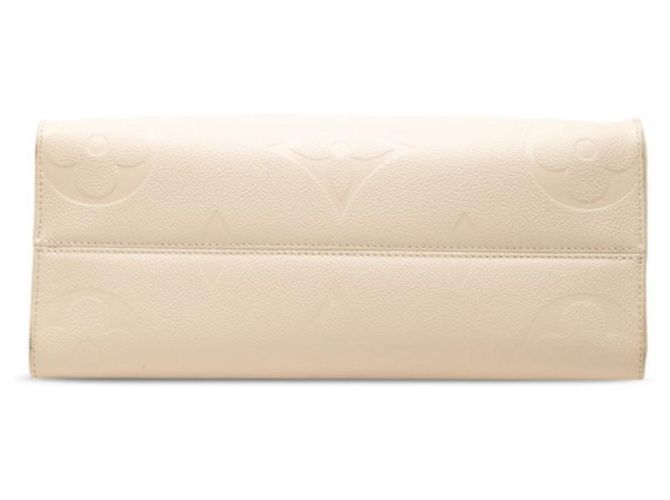 Borsa Louis Vuitton Monogram Empreinte OnTheGo MM Crudo - vista 3