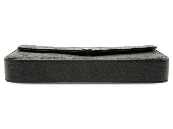 Borsa a tracolla Louis Vuitton Monogram Empreinte Pochette Felicie Chain Nero - vista 3