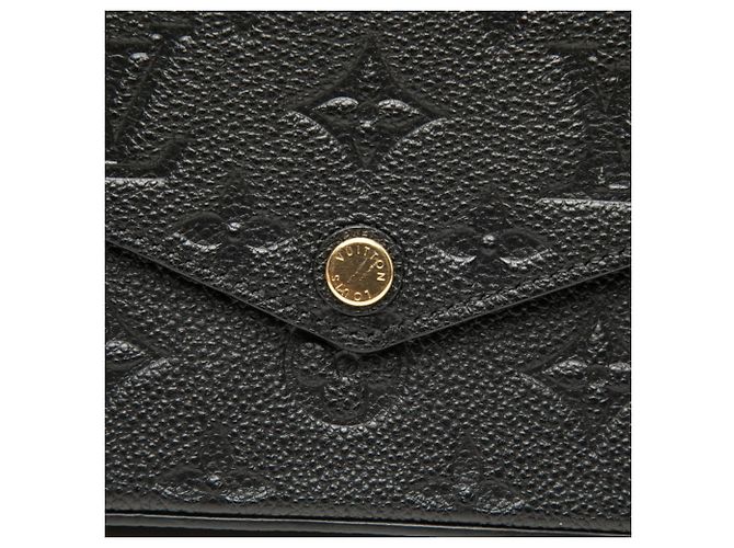 Borsa a tracolla Louis Vuitton Monogram Empreinte Pochette Felicie Chain Nero - vista 4