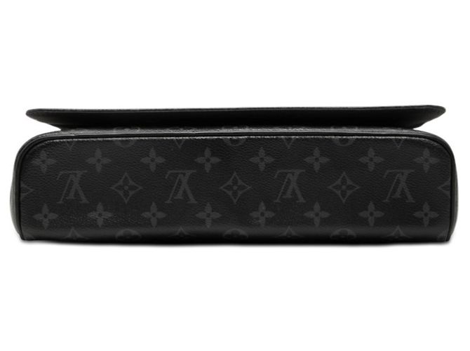 Borsa a tracolla Louis Vuitton Monogram Eclipse District MM NM Nero - vista 3