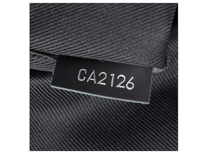 Borsa a tracolla Louis Vuitton Monogram Eclipse Messenger Explorer PM Nero - vista 13