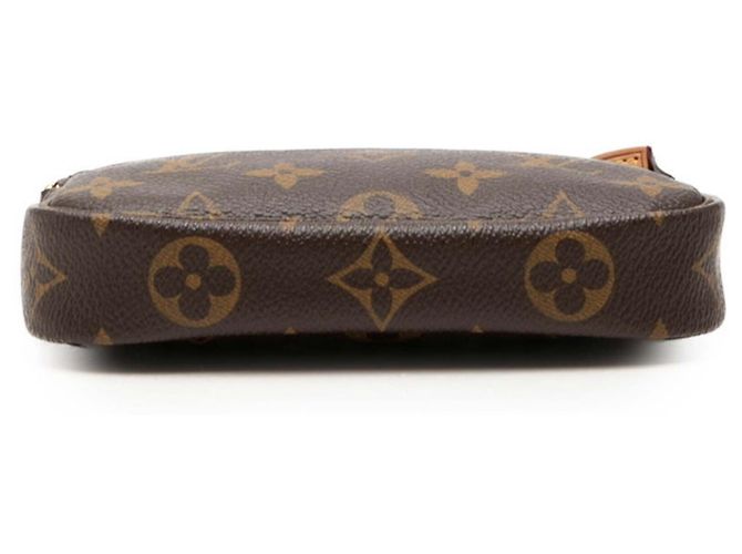 Louis Vuitton Monogram Mini Pochette Accessoires Marrone - vista 3