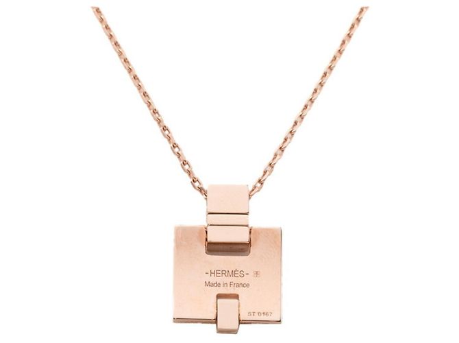 Hermès Collier pendentif Eileen Hermes Doré - vue 2