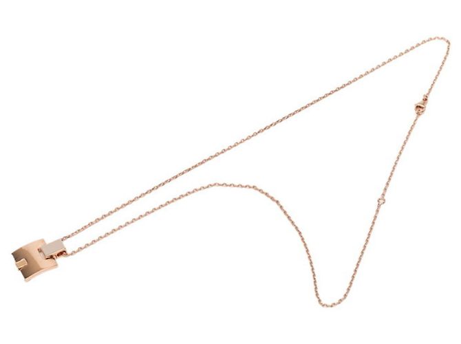 Hermès Collier pendentif Eileen Hermes Doré - vue 4