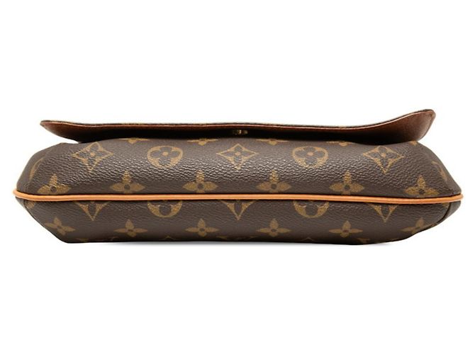 Borsa a tracolla Louis Vuitton Monogram Musette Tango Marrone - vista 3