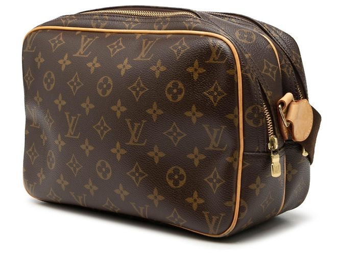 Borsa a tracolla Louis Vuitton Monogram Reporter PM Marrone - vista 2