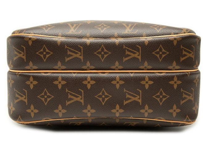 Borsa a Spalla Louis Vuitton Monogram Reporter PM Marrone - vista 3