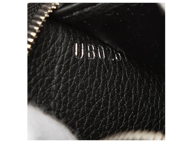 Louis Vuitton Lockme Zippy Münzbeutel aus schwarzem Leder Noir - Ansicht 8