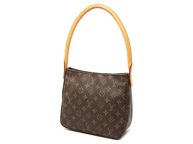 Borsa a Spalla Louis Vuitton Monogram Looping MM Marrone - vista 2