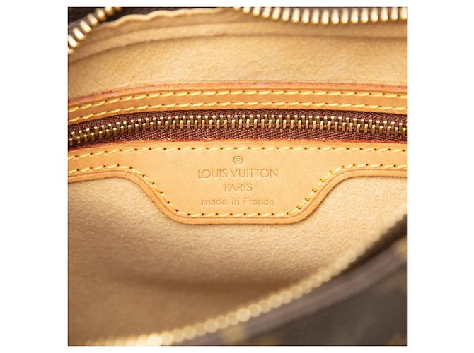 Borsa a Spalla Louis Vuitton Monogram Looping MM Marrone - vista 5